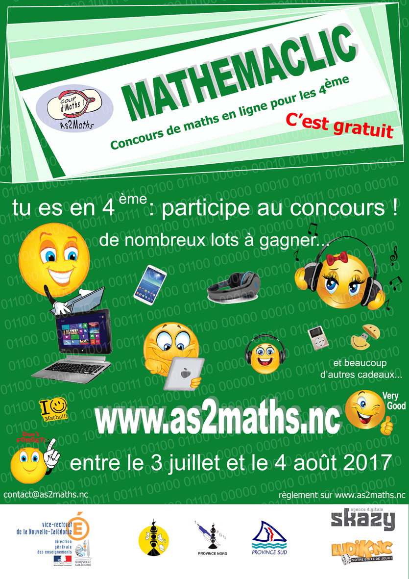 Affiche MATHEMACLIC 2017 petit