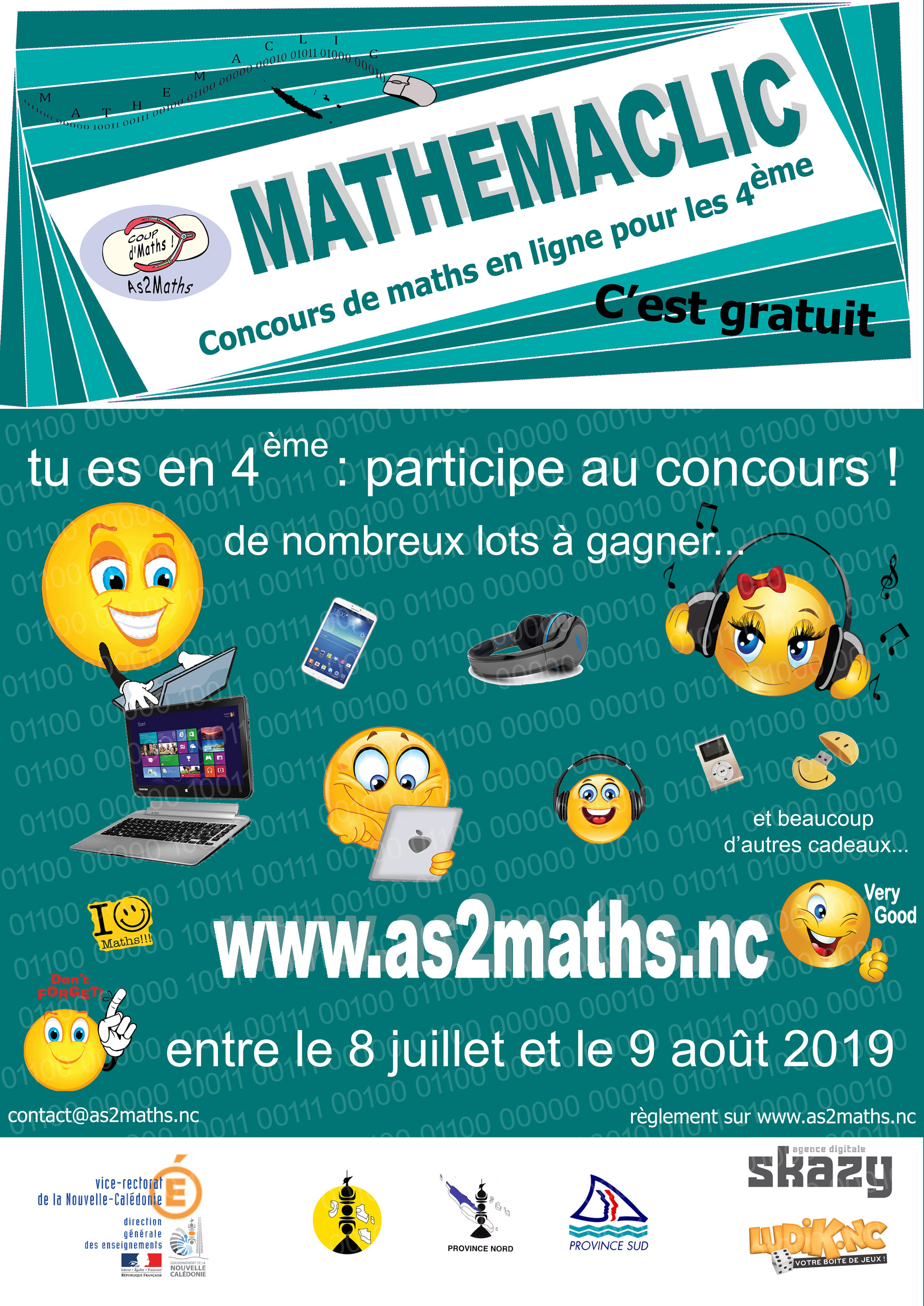 Affiche MATHEMACLIC 2019 TOUT petit