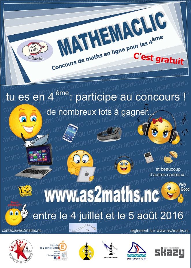 affiche mathemaclic 2016